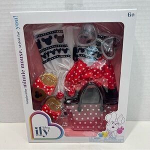 DISNEY ily 4 EVER 18” doll Minnie Mouse inspired outfit doll clothes NWT